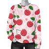 Cherry Print Pattern Women's Sweatshirt-grizzshop