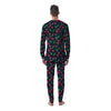 Cherry Red Print Pattern Men's Pajamas-grizzshop