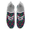 Cherry Red Print Pattern White Athletic Shoes-grizzshop