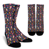 Chess Colorful Pattern Print Unisex Crew Socks-grizzshop