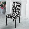 Chess Pattern Print Chair Cover-grizzshop