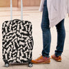 Chess Pattern Print Luggage Cover Protector-grizzshop