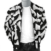 Chess Pattern Print Men's Bomber Jacket-grizzshop