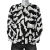 Chess Pattern Print Women's Sweatshirt-grizzshop