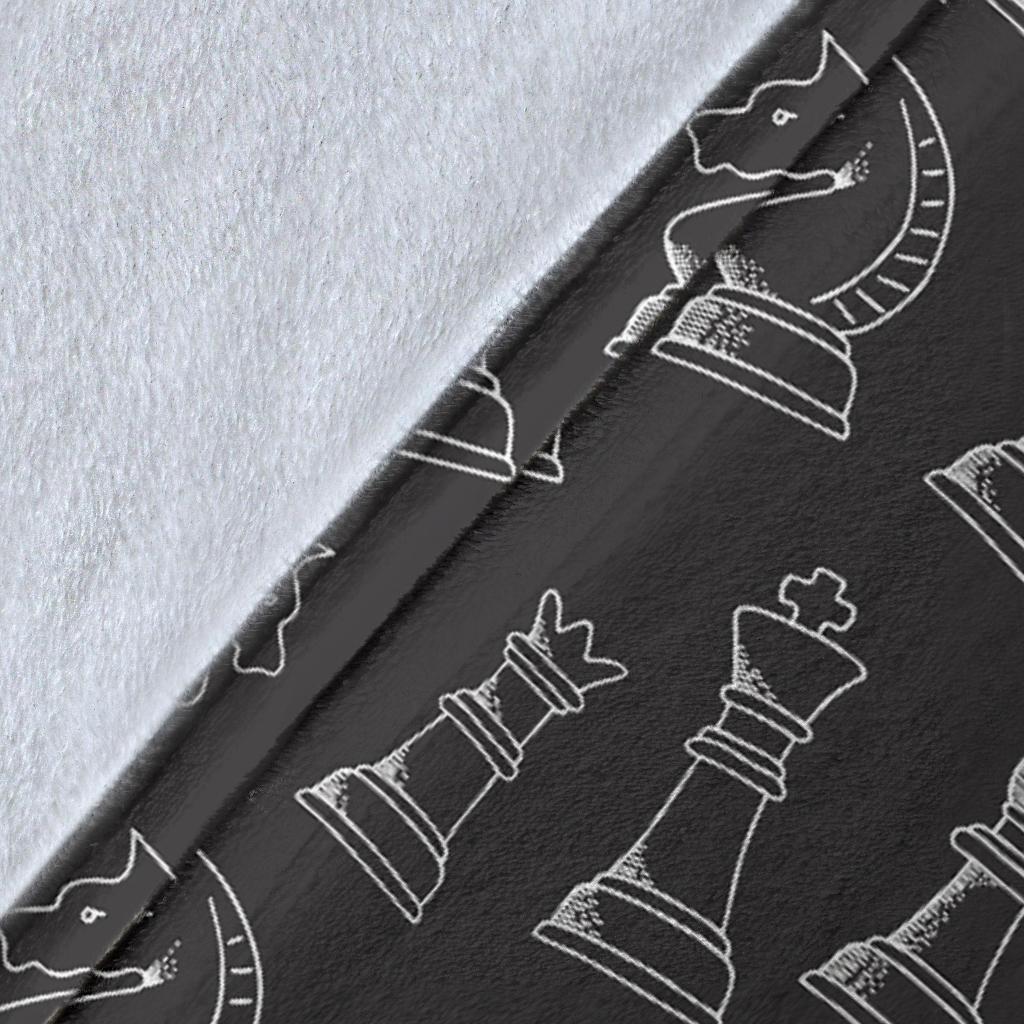 Chess Print Pattern Blanket-grizzshop