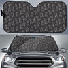 Chess Print Pattern Car Sun Shade-grizzshop