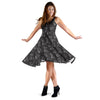 Chess Print Pattern Dress-grizzshop