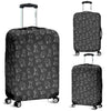 Chess Print Pattern Luggage Cover Protector-grizzshop