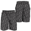 Chess Print Pattern Men's Shorts-grizzshop