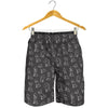 Chess Print Pattern Men's Shorts-grizzshop