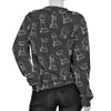 Chess Print Pattern Women's Sweatshirt-grizzshop