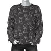 Chess Print Pattern Women's Sweatshirt-grizzshop