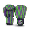 Chevron Mardi Gras Print Pattern Boxing Gloves-grizzshop