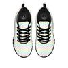 Chevron Pastel Print Pattern Black Sneaker-grizzshop