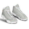 Chevron Pastel Print Pattern White Basketball Shoes-grizzshop