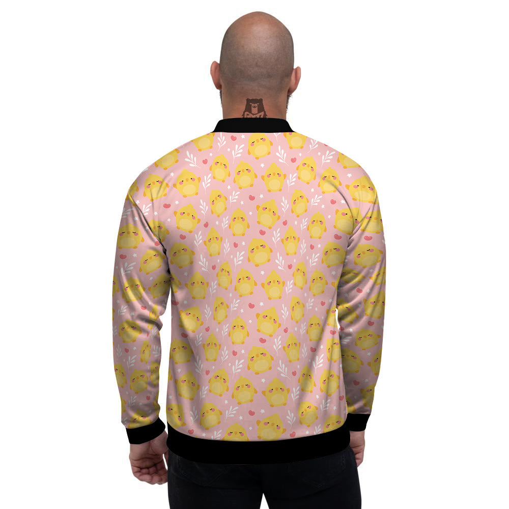 Chicken Cute Print Pattern Men's Bomber Jacket-grizzshop