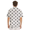 Chicken Painting Print Pattern Men's Short Sleeve Shirts-grizzshop