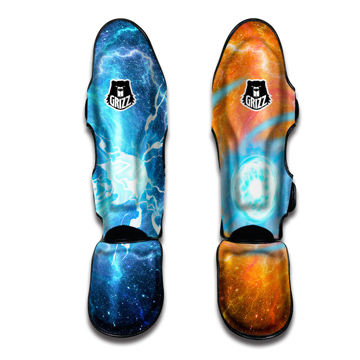 Chidori VS Rasengan Muay Thai Shin Guards-grizzshop