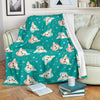 Chihuahua Dot Pattern Print Blanket-grizzshop