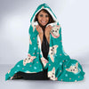 Chihuahua Dot Pattern Print Hooded Blanket-grizzshop