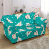 Chihuahua Dot Pattern Print Loveseat Cover-grizzshop