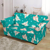 Chihuahua Dot Pattern Print Loveseat Cover-grizzshop