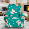 Chihuahua Dot Pattern Print Recliner Cover-grizzshop