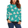 Chihuahua Dot Pattern Print Women Crewneck Sweatshirt-grizzshop