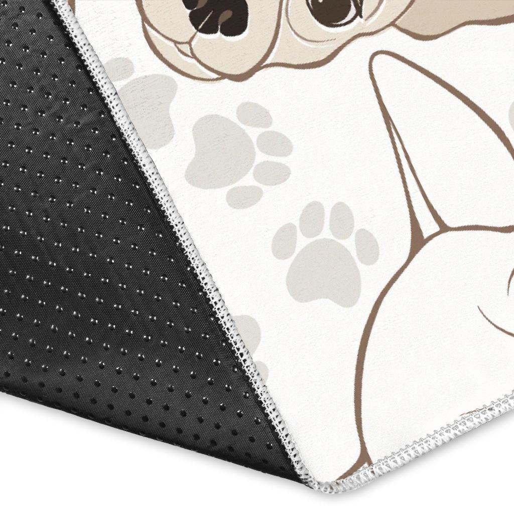 Chihuahua Pattern Print Floor Mat-grizzshop