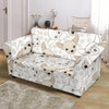 Chihuahua Pattern Print Loveseat Cover-grizzshop