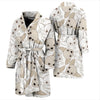 Chihuahua Pattern Print Men Long Robe-grizzshop