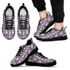 Chihuahua Print Pattern Black Sneaker Shoes For Men Women-grizzshop