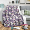 Chihuahua Print Pattern Blanket-grizzshop