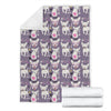 Chihuahua Print Pattern Blanket-grizzshop