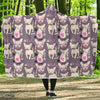 Chihuahua Print Pattern Hooded Blanket-grizzshop