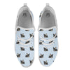 Chihuahua Sleeping Print Pattern White Athletic Shoes-grizzshop