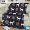 Chihuahua Space Pattern Print Blanket-grizzshop