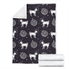 Chihuahua Space Pattern Print Blanket-grizzshop