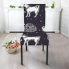 Chihuahua Space Pattern Print Chair Cover-grizzshop