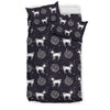 Chihuahua Space Pattern Print Duvet Cover Bedding Set-grizzshop