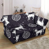 Chihuahua Space Pattern Print Loveseat Cover-grizzshop