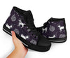 Chihuahua Space Pattern Print Men Women's High Top Shoes-grizzshop