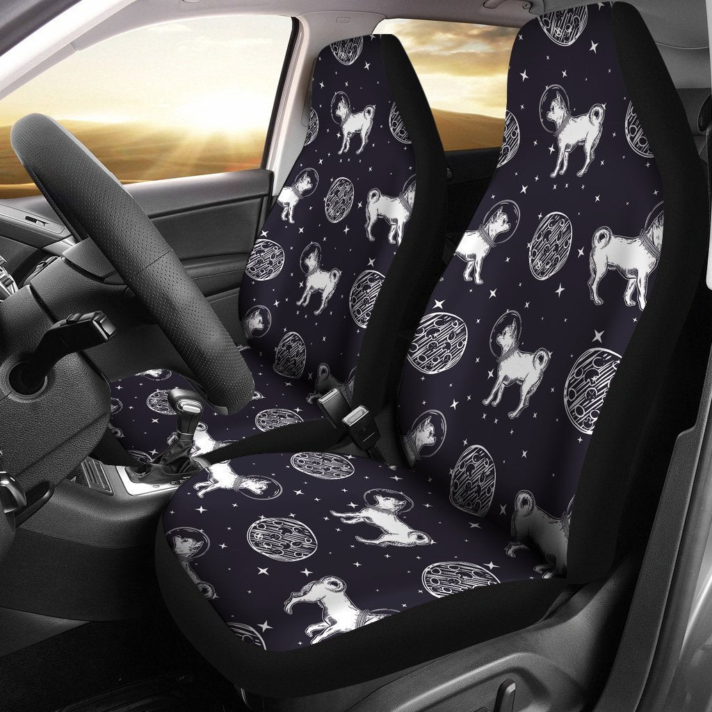 Chihuahua Space Pattern Print Universal Fit Car Seat Cover-grizzshop