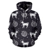 Chihuahua Space Pattern Print Women Men Pullover Hoodie-grizzshop