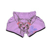 Chihuahua With Glasses Cute Print Muay Thai Boxing Shorts-grizzshop