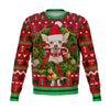 Chihuahua With Wreath Christmas Ugly Sweater-grizzshop