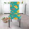 Chilli Taco Pattern Print Chair Cover-grizzshop