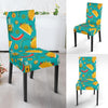 Chilli Taco Pattern Print Chair Cover-grizzshop