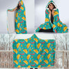 Chilli Taco Pattern Print Hooded Blanket-grizzshop