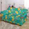 Chilli Taco Pattern Print Loveseat Cover-grizzshop